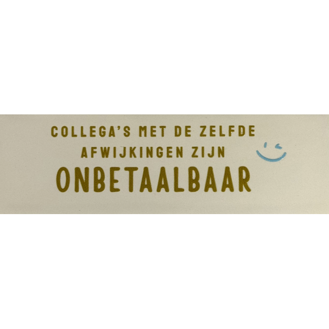 Do Tegeltje -  Collega's met de zelfde afwijkingen zijn onbetaalbaar