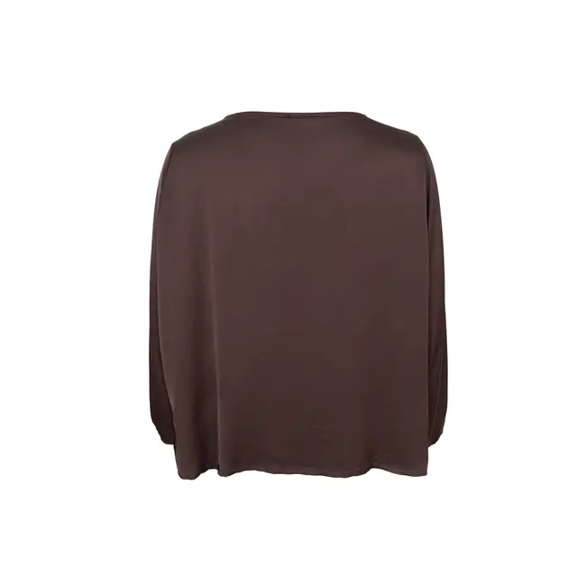 MABEL ls blouse - Coffee