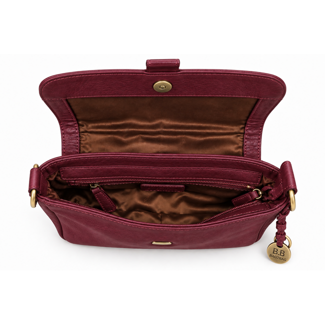Tas Model New Napel - Burgundy