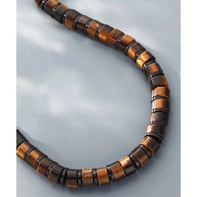 Brontide 6mm Adjustable - Tiger Eye | Black