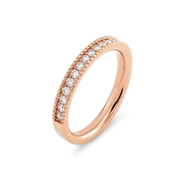 Friends Jolene ring Crystal - Rosékleurig