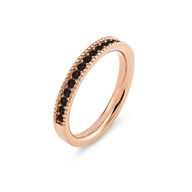 Friends Jolene ring Jet - Rosékleurig