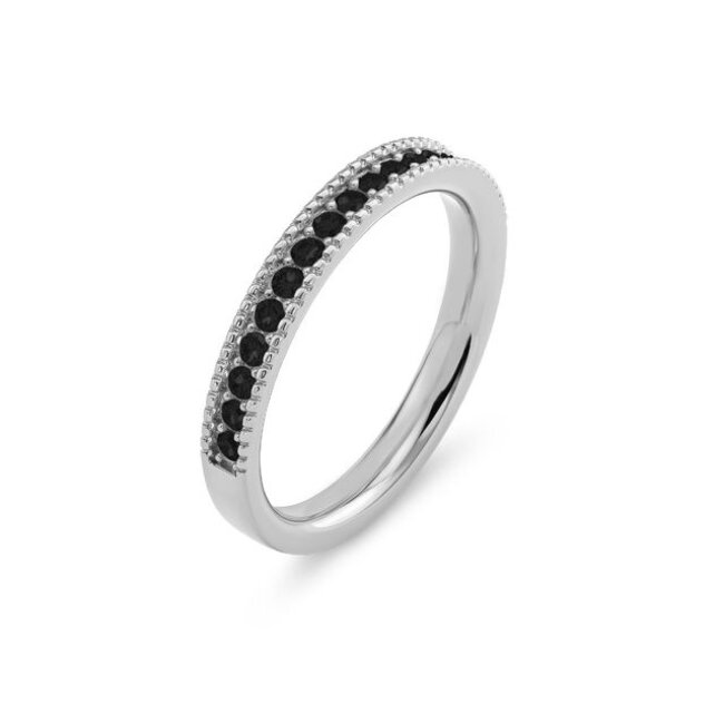 Friends Jolene ring Jet - Zilverkleurig