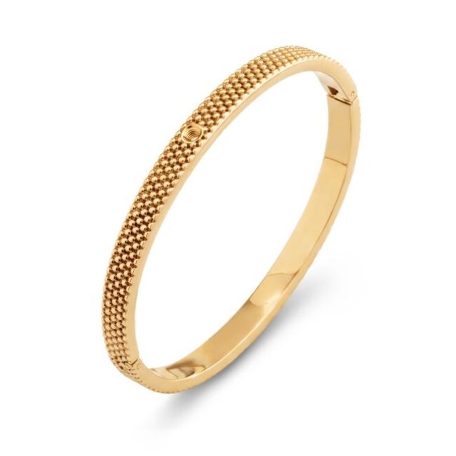 Twisted Tesh Armband - Goudkleurig