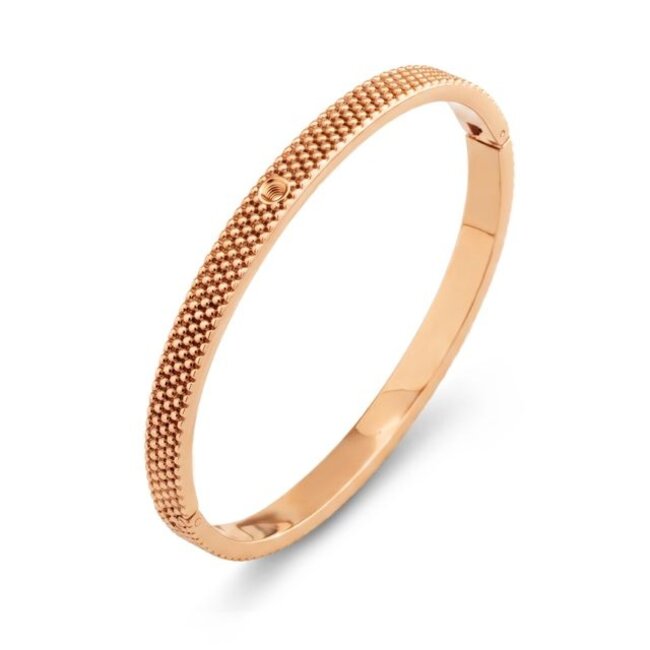 Twisted Tesh Armband - Rosékleurig