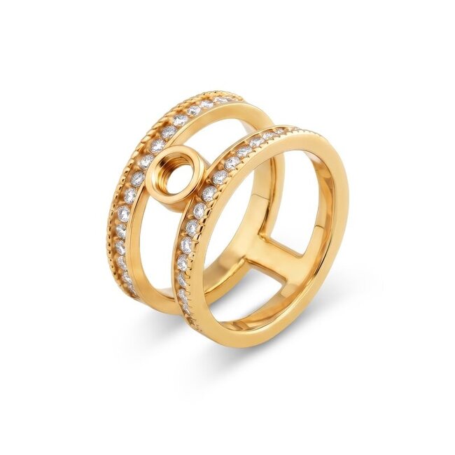 Vivid Vola Ring - Goudkleurig