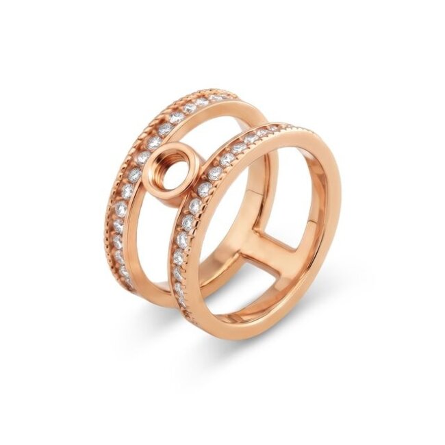 Vivid Vola Ring - Rosékleurig