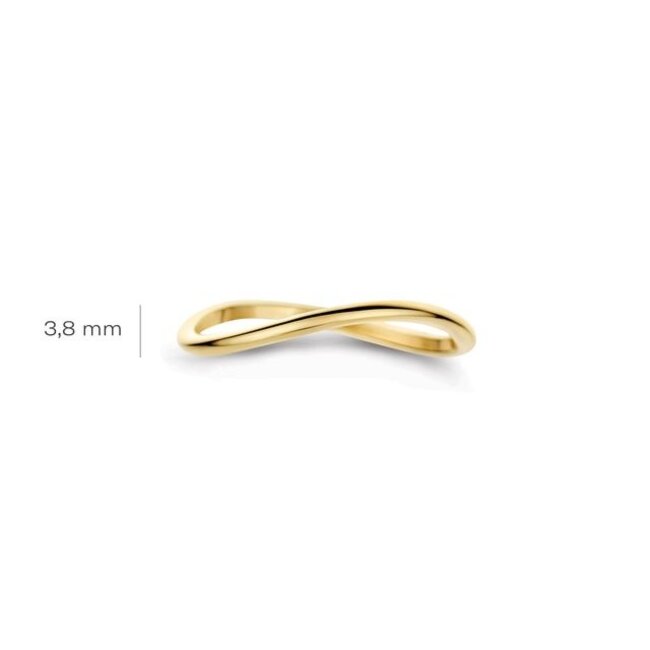 Ring 1283YGO - Geelgoud (14k)