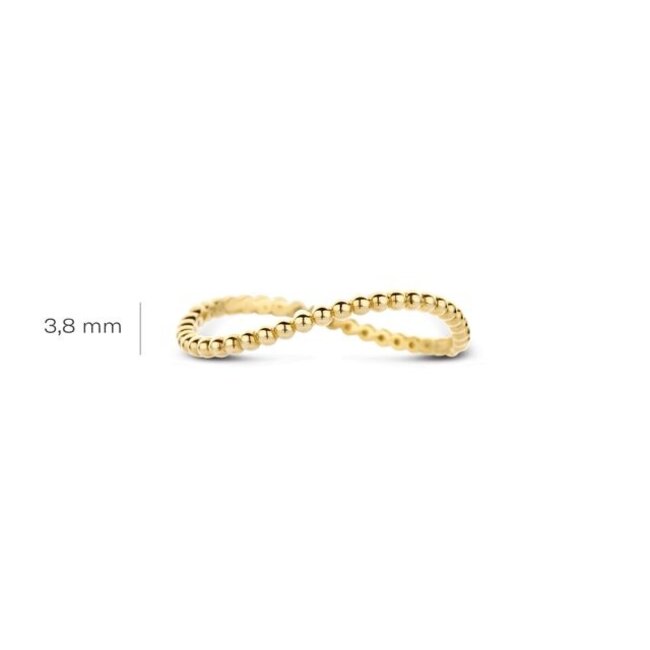 Ring 1284YGO - Geelgoud (14k)
