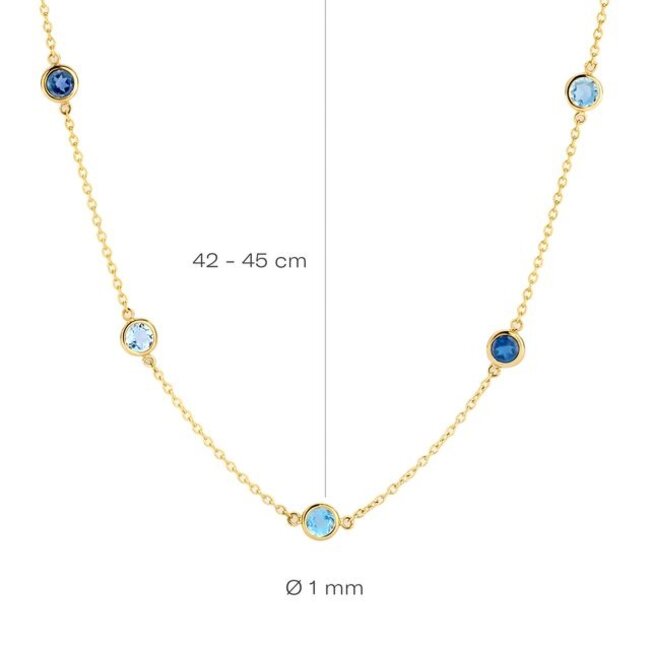 Collier 3210YTB - Geelgoud (14k)