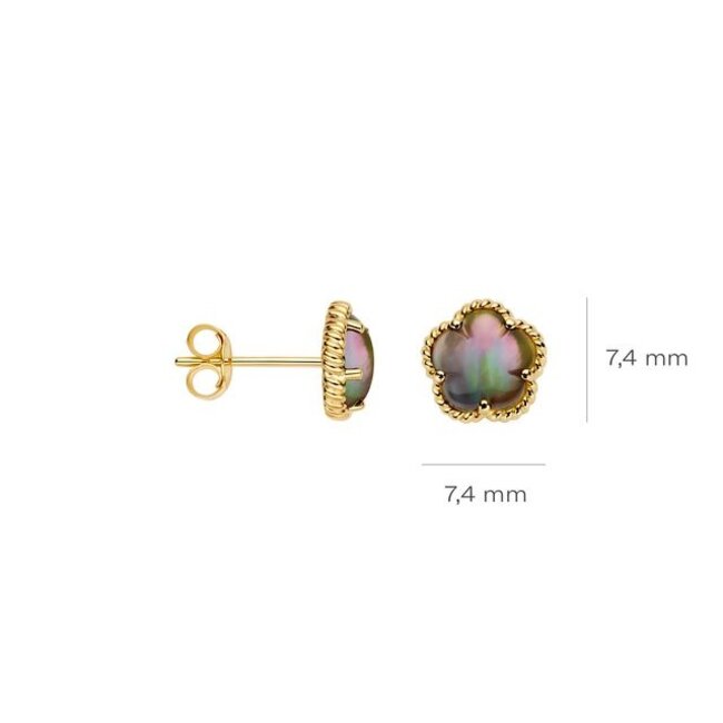 Oorbellen 7400YBQ - Geelgoud (14k)