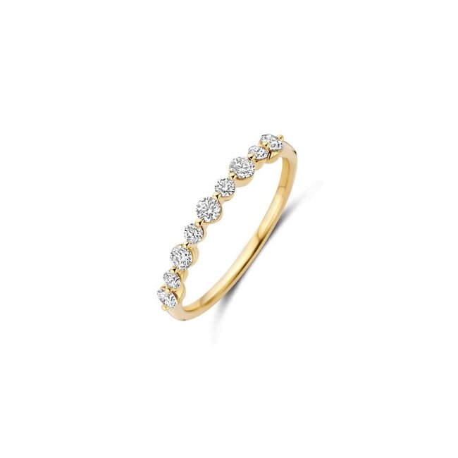 Ring LG1064Y – Geelgoud (14k) met Lab grown Diamant
