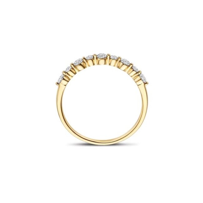 Ring LG1064Y – Geelgoud (14k) met Lab grown Diamant