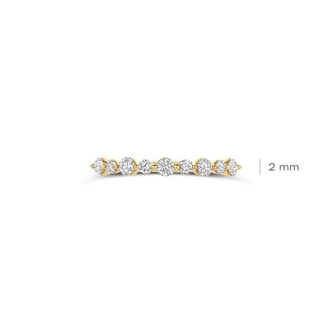 Ring LG1064Y – Geelgoud (14k) met Lab grown Diamant