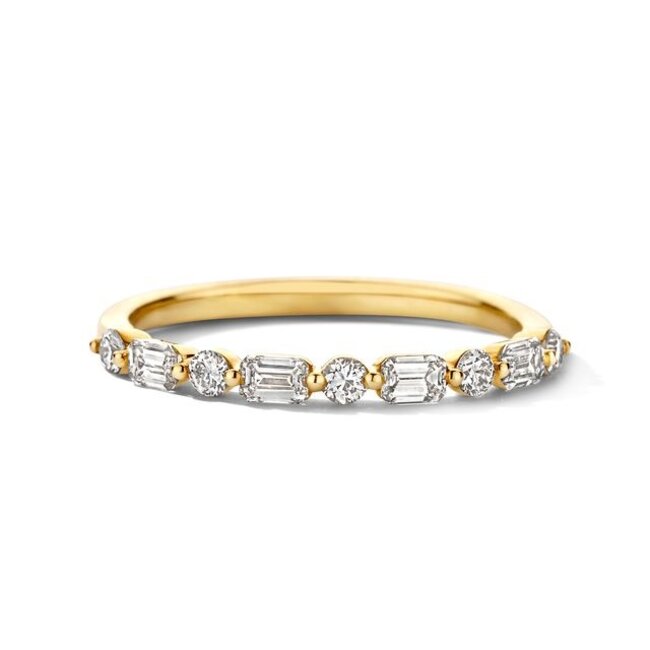 Ring LG1065Y – Geelgoud (14k) met Lab grown Diamant