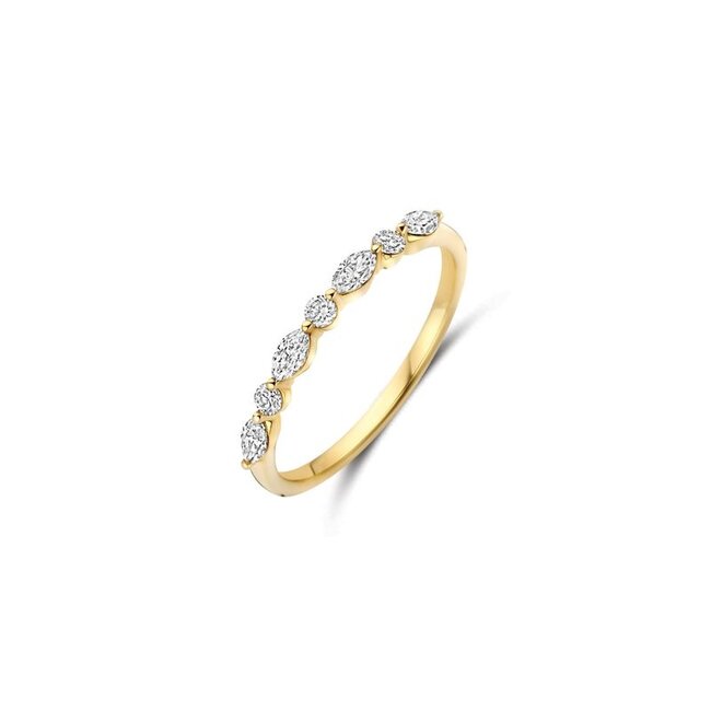 Ring LG1066Y – Geelgoud (14k) met Lab grown Diamant