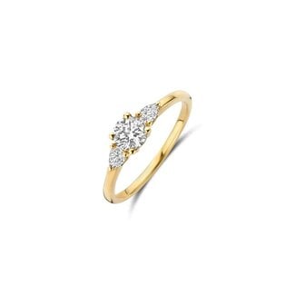 Blush Gold Jewels Ring LG1067Y – Geelgoud (14k) met Lab grown Diamant