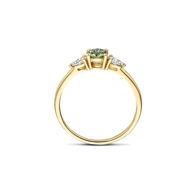 Ring LG1069Y – Geelgoud (14k) met Lab grown Diamant