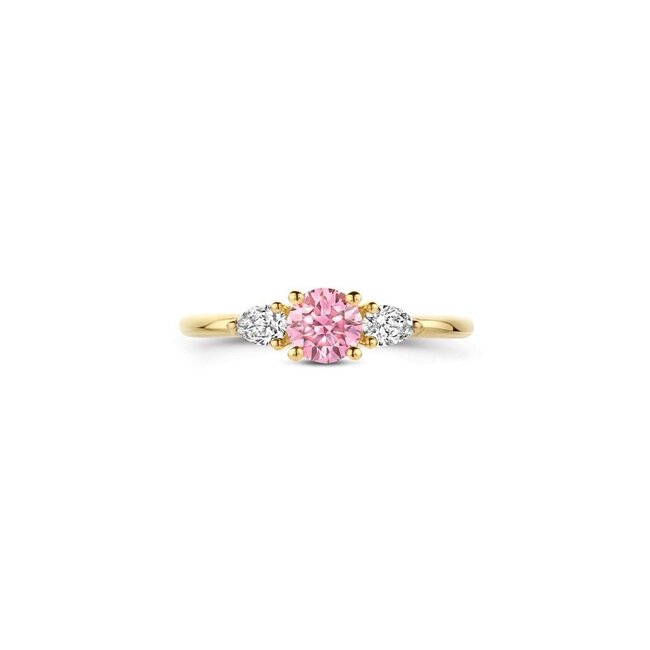 Ring LG1070Y – Geelgoud (14k) met Lab grown Diamant