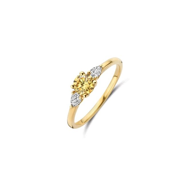 Ring LG1071Y – Geelgoud (14k) met Lab grown Diamant