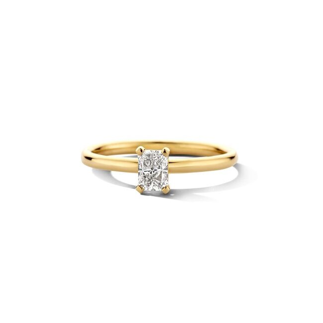 Ring LG1073Y – Geelgoud (14k) met Lab grown Diamant