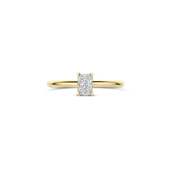 Ring LG1073Y – Geelgoud (14k) met Lab grown Diamant