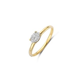 Blush Gold Jewels Ring LG1074Y – Geelgoud (14k) met Lab grown Diamant