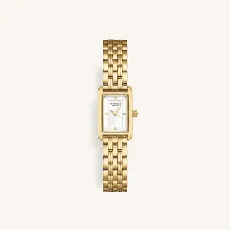 Rosefield Dames Horloge Mini Heirloom - Goudkleurig