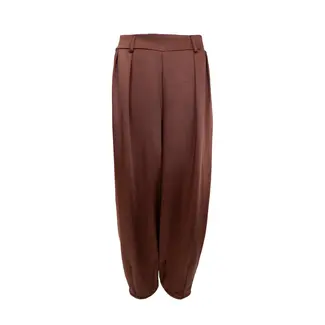 Black Colour LUCINDA balloon pant - Coffee