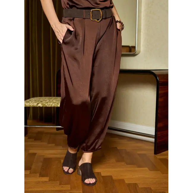 LUCINDA balloon pant - Coffee
