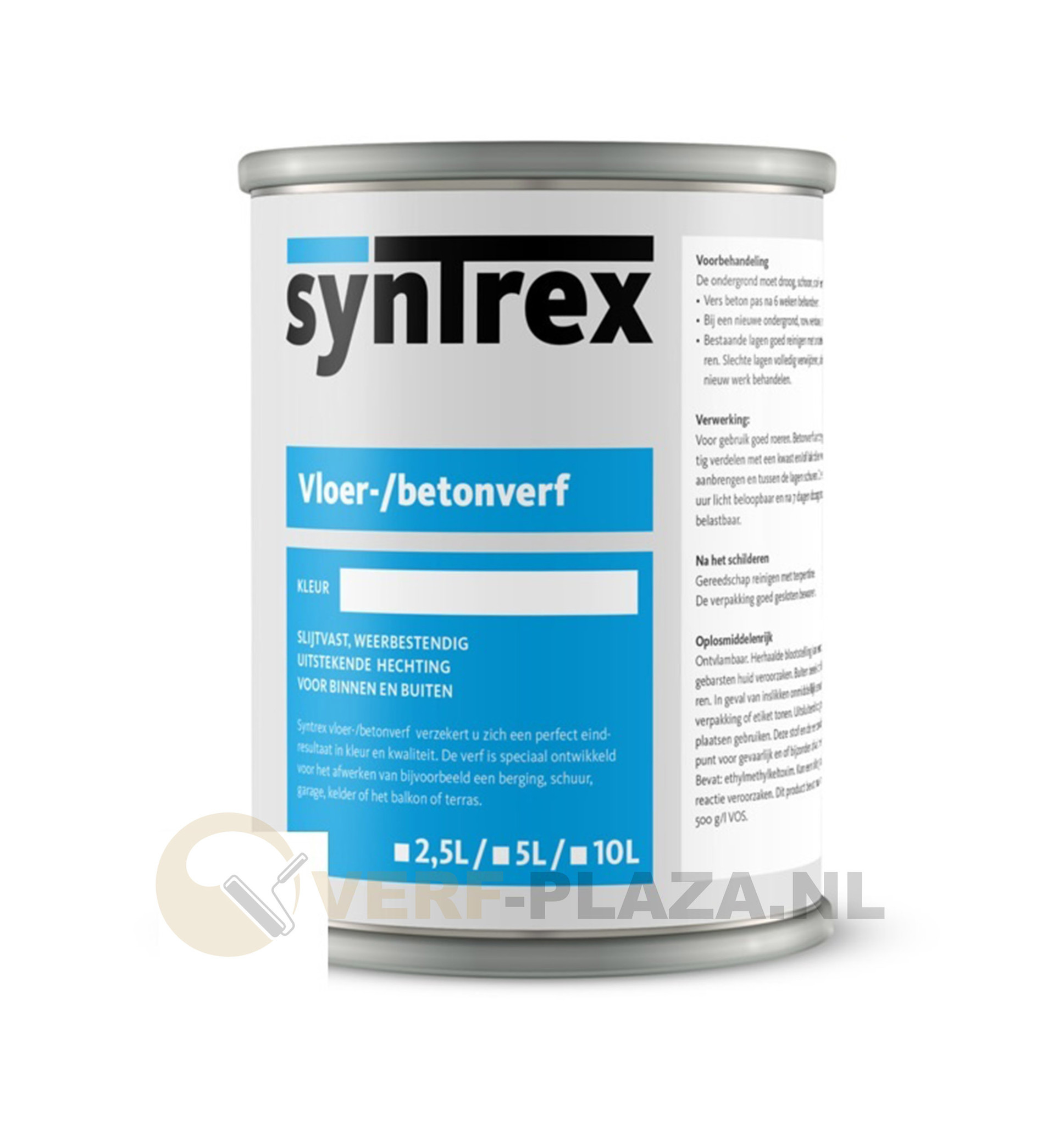 Professionele Syntrex Vloer & Betonverf - Terpentinebasis -