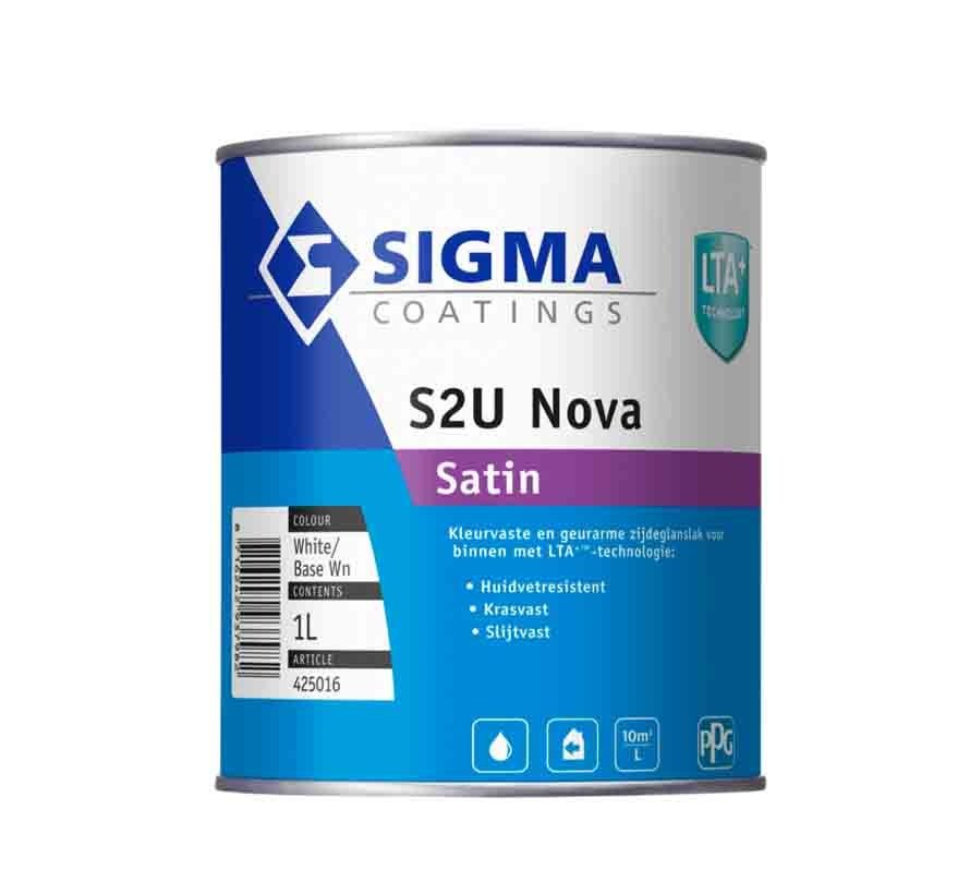 Uitvoeren reservering Vervreemding Sigma S2U Nova Satin de meest gebruikte Sigma lak voor binnen - Verf -plaza.nl