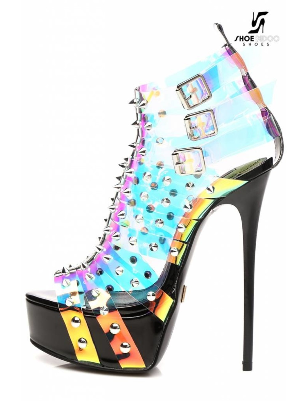 Colourful sales platform heels