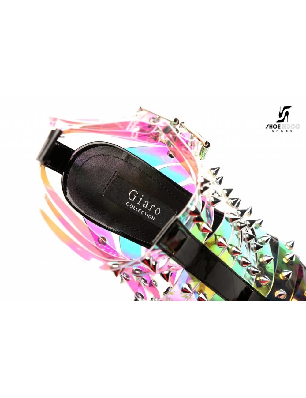 Giaro Multi transparant "Galana" designer ankle boots