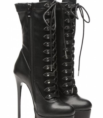 Giaro Schwarze Schnürstiefelette "Galana MIATLA"