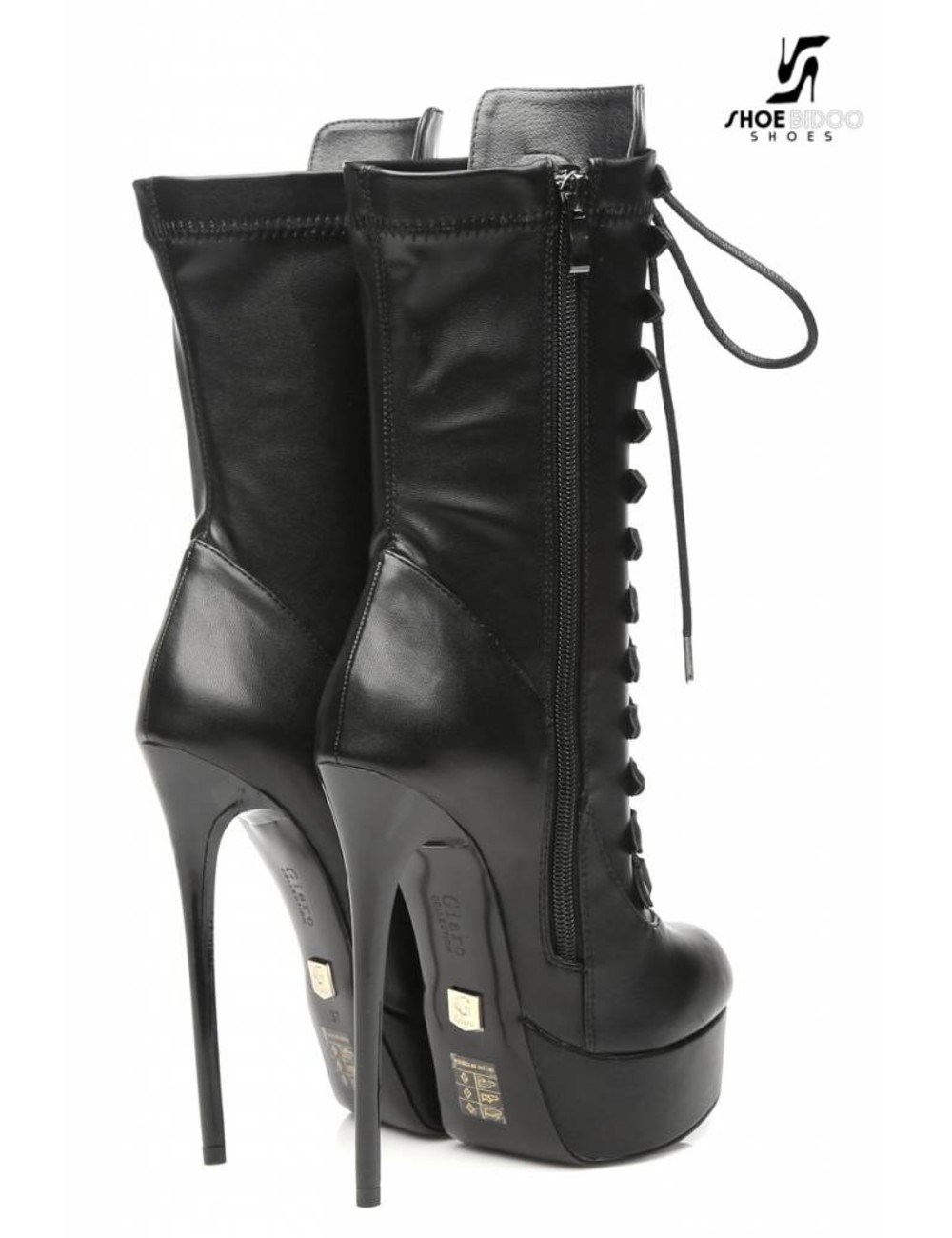 Giaro Schwarze Schnürstiefelette "Galana MIATLA"