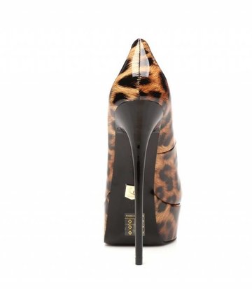 Giaro Leopard Giaro "Galana" shiny platforms pumps