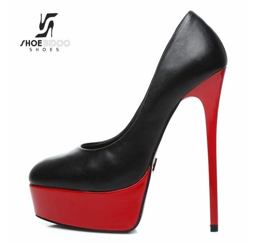 Giaro GALANA 1001 | BLACK RED | PLATFORM PUMPS