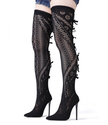 Giaro SARAFINA | BLACK  | THIGH BOOTS | Italian Style