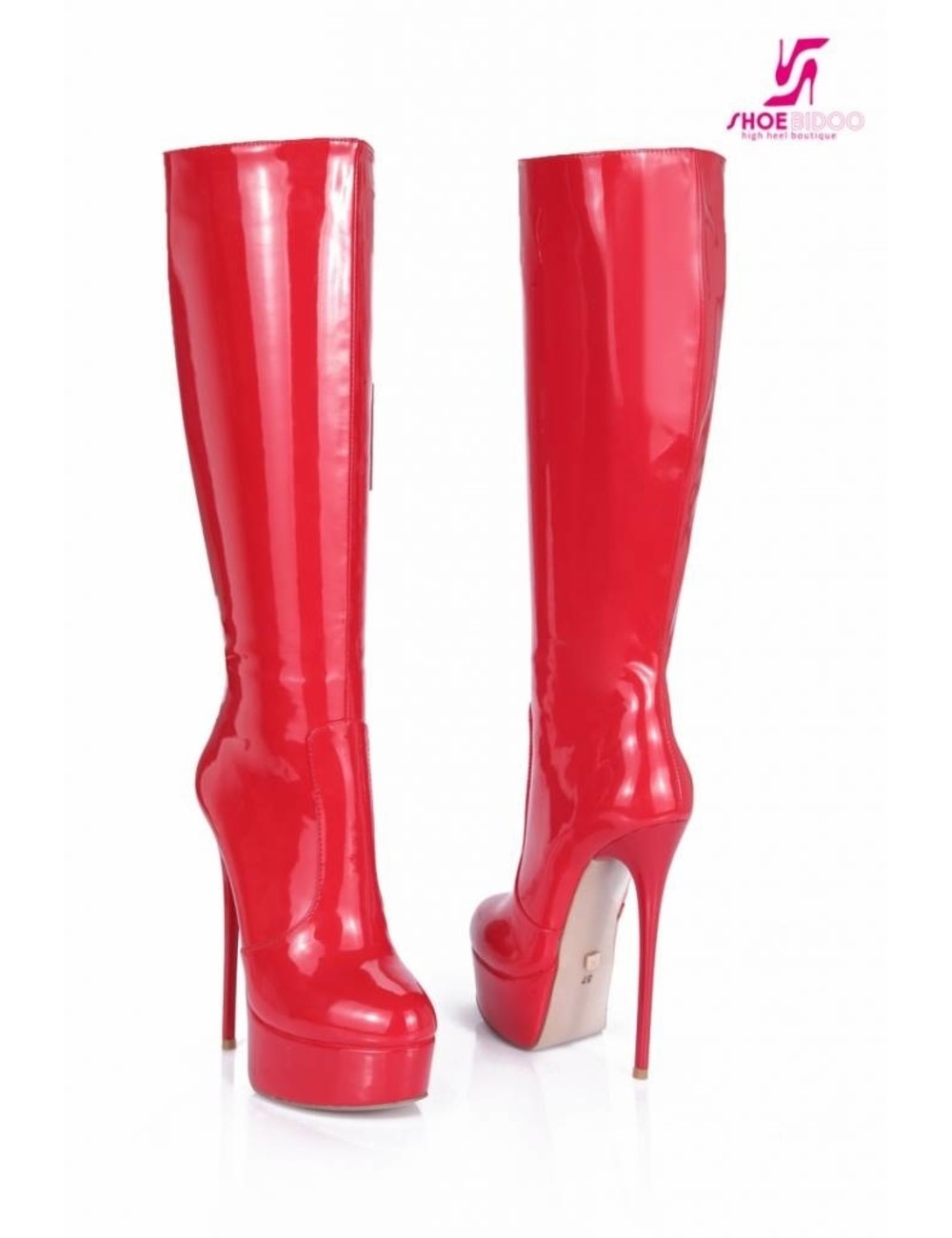 Giaro Red shiny Giaro ultra "Galana" knee boots