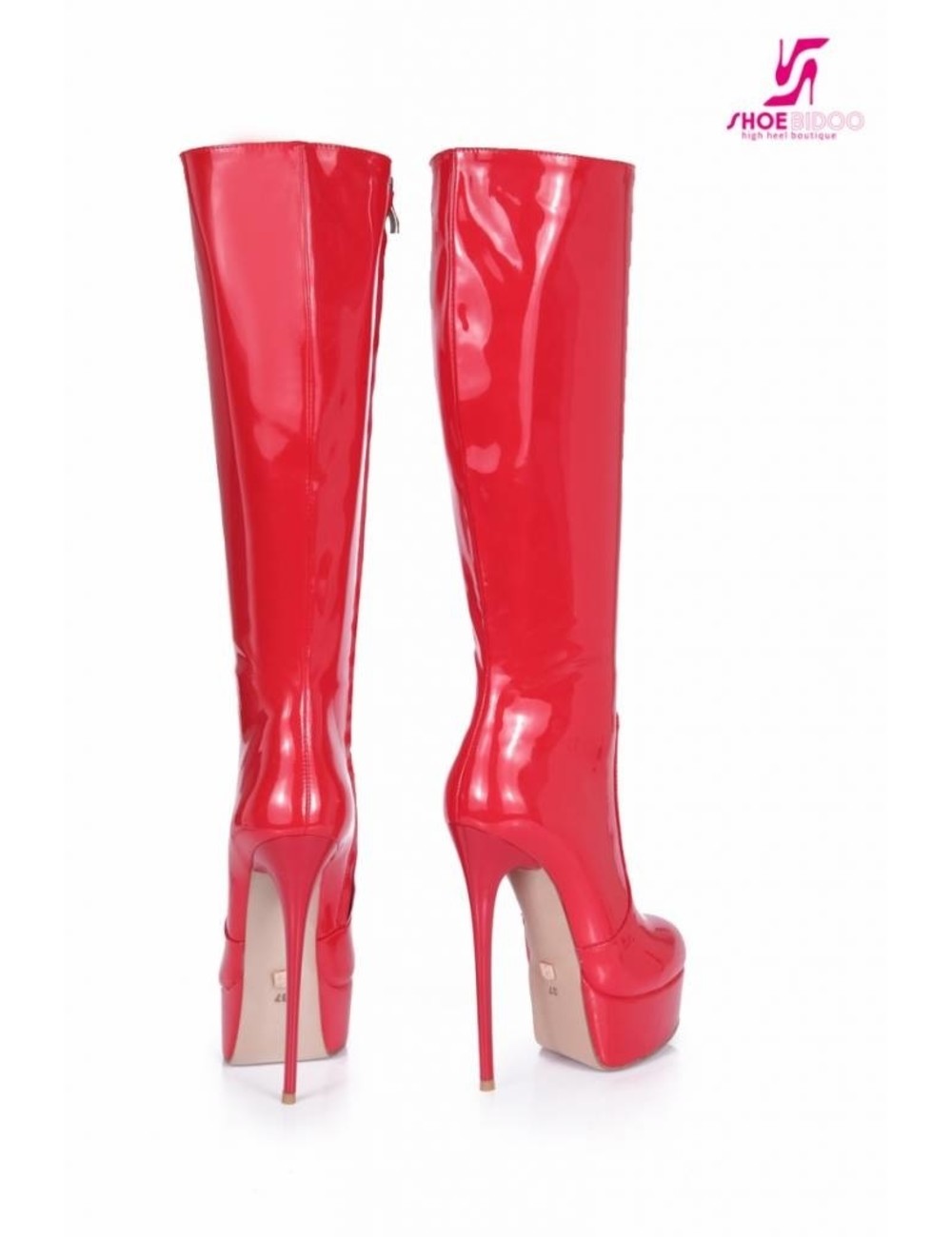 Giaro Red shiny Giaro ultra "Galana" knee boots