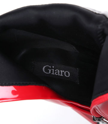 Giaro Red Shiny Giaro "Galana" ankle boots