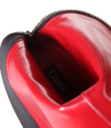 Giaro Giaro Cameron black shiny knee boots - back zipper