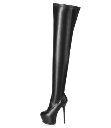 Giaro Giaro VIDA  black thigh boots profile soles