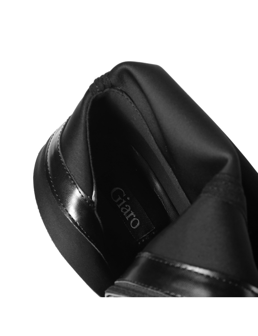 Giaro Giaro VIDA schwarze Oberschenkelstiefel Profilsohlen
