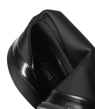 Giaro Giaro VIDA schwarze Oberschenkelstiefel Profilsohlen