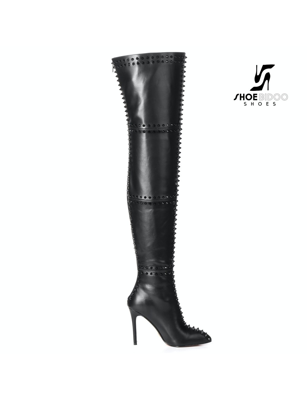 Giaro LUNA thigh high boots with high heels and lots of studs