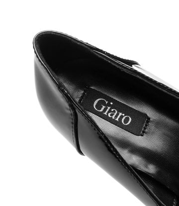 Giaro Black shiny  Giaro "Profile" platform pumps