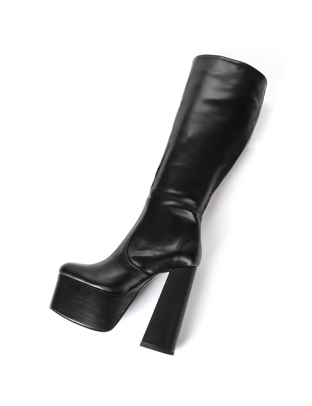 Ellie Tailor by Giaro Black chunky heel "Emmy" knee boots by Ellie