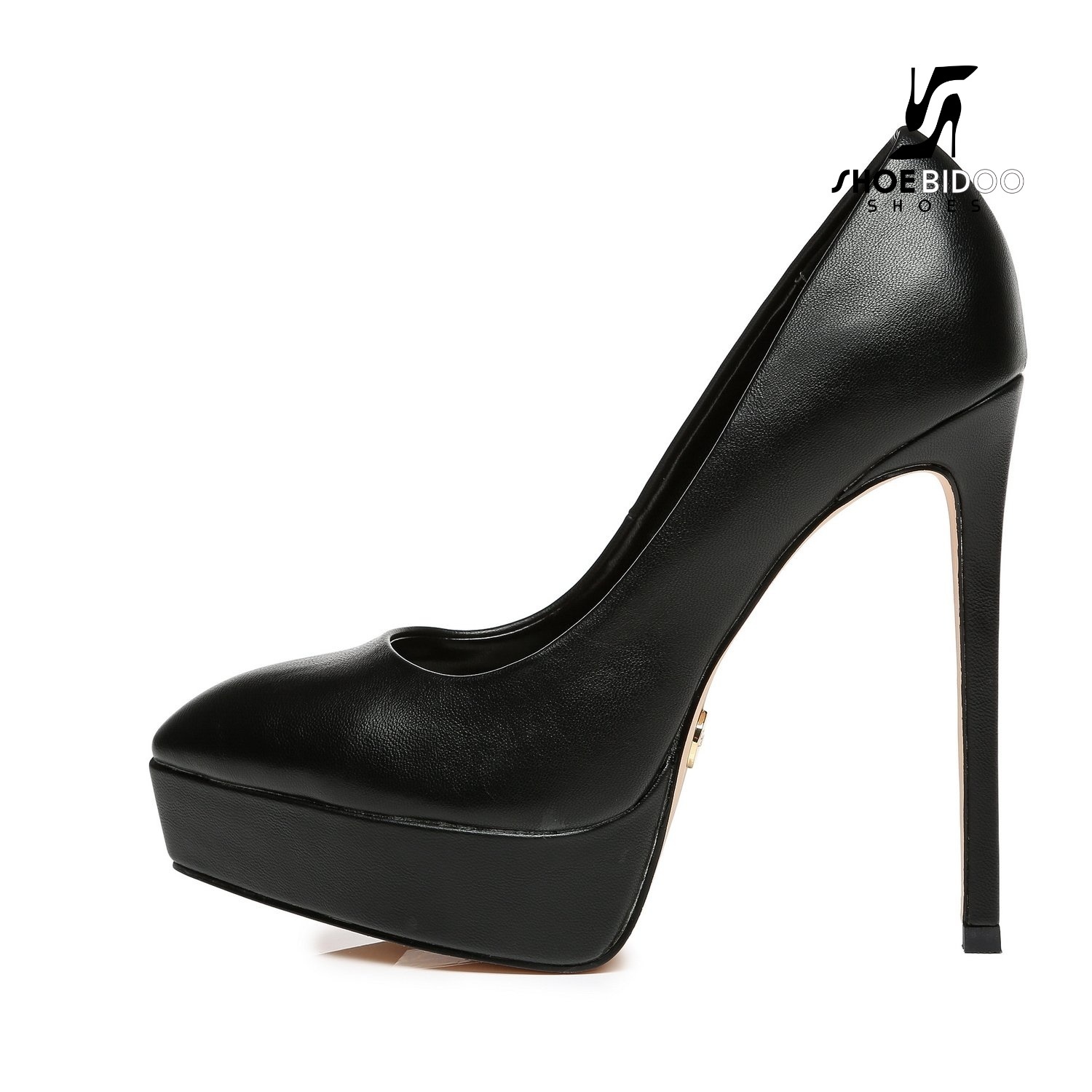 Giaro Platform pumps SCANT in black with red lining with 14cm heels Giaro High Heels Official store All Vegan High Heels